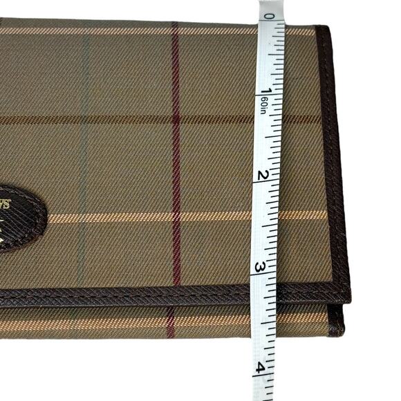 Burberrys Burberry Brown Check Canvas and Leather Long Wallet Authentic - Picture 9 of 14